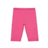 Moda de Verano para Niñas Leggings de Cinco Puntos Color Sólido Seda de Leche Delgados Pantalones Cortos de Ciclismo Populares Transfronterizos Europeos y Americanos