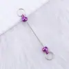 Colgantes Creativos de Metal con Cuentas Gradiente Multicolor Coloridos Colgantes de Llave Hechos a Mano Accesorios para Llavero Listos para la Venta