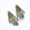 Accesorios de Joyería DIY Colgante Creativo de Aleación Retro Calavera Palma 42*21mm I198