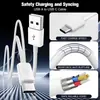 Adecuado para iPhone Android Smartphone Compatible Cable de Datos Carga Rápida Cable de Carga Cobre Puro Tipo USB-C