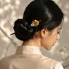 Horquillas de estilo antiguo, nuevas horquillas de imitación de ébano estilo chino, accesorios para el cabello Hanfu, horquillas para peinar el cabello, accesorios para el cabello cheongsam, regalos para mujeres