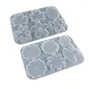 Molde de Resina DIY Amapola Pétalos de Trébol Hojas Hongo Cactus Etiqueta Molde de Silicona Pascua
