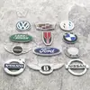 Fabricantes de origen caja de almacenamiento para coche caja de pañuelos logo de coche herrajes de aleación placa de nombre logo de coche pequeño de metal en stock