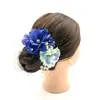 Set de Accesorios para el Cabello de Flor de Seda Hanfu, Tocado de Flor Artificial Estilo Antiguo, Accesorio de Flor para el Cabello Retro Hecho a Mano, Pasador, Artístico Retro