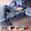 Mesa de Computador, Conjunto de Mesa e Cadeira para Jogos de Desktop em Casa, Mesa Simples para Quarto, Mesa de Trabalho, Mesa de Estudo, Mesa de Escritório para Casa de Aluguel