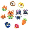 Set de 10 Piezas de Dijes de Zapatos de Dibujos Animados Zootopia, Accesorios para Zapatos de Goma Blanda, Decoraciones DIY para Sandalias y Pantuflas