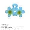 Horquilla de Plumeria de Color Caramelo Más Vendida en Amazon Transfronterizo Horquilla de Flor de Color Degradado Estilo Viaje y Vacaciones Horquilla para Mujer