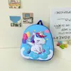 Nova Mochila 3D de Casca Dura para Animais Pequenos e Crianças 2-7 Anos Bebê Jardim de Infância Mochila Escolar Pequena Ultra-Leve Cartoon Mochila 6