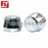 Venta Directa de Fábrica 20 * 16MM perilla de plástico con baño de agua perilla galvanizado tapa de perilla de ajuste de amplificador de audio eje de flor