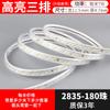 Tira de Luz de Silicona 2835 220V Super Brillante Autoadhesiva Luz de Ambiente Lineal Hogar Sala de Estar Exterior Impermeable Tira de Luz LED
