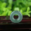 Colgante de Paz de Aventurina, Anillo de Paz de Jade Seda Dorada, Colgante de Jade con Forma de Donut, Colgante al por Mayor para Accesorios de Joyería DIY