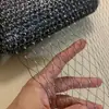 Bricolaje Novia Ojo Grande Malla Estudio Fotográfico Tocado Tela de Malla Diamantada Velos de Ojo Grande Multicolores Opcionales
