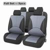 Funda de Asiento para Coche de Cuero PU de Colores para Exportación, Comercio Electrónico Transfronterizo, Funda de Asiento para las Cuatro Estaciones, Funda de Silla de Cuero Artificial, Juego de 4 Piezas, Juego de 9 Piezas
