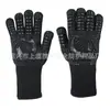 Resistentes a Altas Temperaturas Silicona Horno Barbacoa Anti-quemaduras Horno Microondas Resistente al Desgaste Cable Aislante Prepoxy Retardante de Llama Barbacoa Guantes Ignífugos