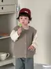 Chaleco Jacket Tejido para Niños Otoño 2026 Nuevo Cárdigan de Otoño para Bebé Estilo Coreano Ropa para Niños Traje Casual para Niños