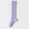 Nuevos calcetines de algodón puro para mujer de otoño en color Morandi, antiolor, anti-pilling, absorbentes de sudor, adelgazantes, calcetines largos para yoga al por mayor