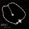 Pulsera de Diamantes Estrella de Cuatro Hombres de Doble Cara Joyería Nicho de Lujo Ligero Pulsera de Moda Versátil de Alta Gama Exquisita Pulsera de Celebridad de Internet
