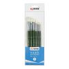 Nylon Transfronterizo Pico Plano Estudiante Pincel Pera Nacarado Palo de Madera Cabeza Plana Cabeza Redonda Forma de Abanico Acuarela Gouache Set de Pinceles de Arte