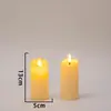 Vela Led Sin Humo Transfronteriza Luz de Vela Electrónica Portavelas Luz Nocturna Adorno Pequeño Luz Decorativa Navideña Luz Ambiental