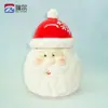 Suministro de Fábrica Tarro de Azúcar de Muñeco de Nieve de Cerámica para Navidad Tarro de Condimentos de Papá Noel Suministros de Cocina Creativos Cong Grande
