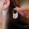 2025 Moda Casual Viento Cascada Cadena Borla Aretes Diseño Nicho Elegante Moda de Alta Gama Aretes para Mujer