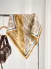 2026 Nuevo Estilo Estilo Old Money Bufanda de Seda y Lana de 65 cm para Mujer, Bufanda de Seda y Lana Otoño e Invierno con un Toque de Lujo, Bufanda para el Cuello
