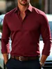 Camisas Masculinas Europeias de Tamanho Transfronteiriço Amazon Aliexpress Site Independente Camisas Masculinas Finas para Trabalho e Dia a Dia