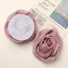 Textura elegante malha suave rosa encaracolada DIY acessórios de cabelo feitos à mão corsage roupas sapatos e meias acessórios de bolsa