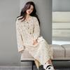Novedad Otoño 2025 Bata Antibacteriana para Mujer Otoño e Invierno Algodón Puro Manga Larga Vestido Casual Talla Grande Ropa para el Hogar
