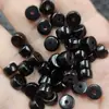 Contas de Ágata Negra Estilo Antigo, Contas Soltas de Jade, Contas Espaçadoras de Calcedônia Negra, Contas Espaçadoras com Fivela de Jade, Contas de Ábaco, Acessórios para Joias, Contas Artesanais