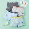 Ropa interior para niños, bóxer de algodón para hombre, talla grande, talla pequeña, venta al por mayor, pantalones cortos de dibujos animados para niños, ropa interior para niños de cuatro esquinas de clase A.