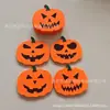 Posavasos de Fieltro de Calabaza para Halloween Naranja Antideslizante Resistente al Calor Posavasos para Bebidas de Monstruos Decoración Divertida para Fiesta Mantel para Mesa de Comedor