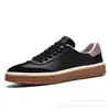 Zapatos de Cuero Blanco Planos de Moda Retro de Lujo Ligero de Cuero Genuino de Corte Bajo, Zapatos Casuales Cómodos para Patinar, Estilo Retro Alemán
