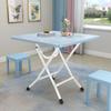 Mesa Plegable, Mesa de Comedor Plegable, Mesa de Comedor Doméstica Simple, Puesto de Casa de Alquiler, Mesa de Comedor Simple para Apartamento Pequeño
