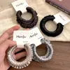 Goma para el pelo plisada de alta elasticidad estilo coreano para mujer, simple, suave y delicada con el cabello, elegante banda para el pelo