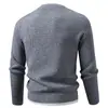 Nueva colección Otoño/Invierno 2026: Suéter de punto casual de dos piezas con look europeo y americano para hombre, suéter ajustado para hombres jóvenes, perfecto como capa interior