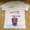 Roupa de Campanha Africana Camiseta Personalizada de Poliéster Respirável 100g 120g Camiseta Publicitária Eleição Presidencial Secagem Rápida Camiseta de Eleição