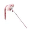 Gato Alambre de Acero Pluma Gato Juguete para Gatos Varilla Larga con Cabeza Reemplazable Gato Auto-Hi Molar Suministros para Gatitos 6
