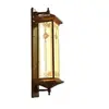 Nudo Chino Solar de Pared Nueva Casa Chinoiserie Casa Autoconstruida Exterior Impermeable Luz para Puerta de Patio Luz de Pared de Casa Autoconstruida