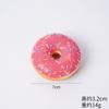 Cross-border PU simulação donut modelo creme sobremesa bolo pão jogar geladeira adesivo sobremesa decoração de mesa ornamentos