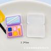Pvc pegamento suave linda paleta de sombras de ojos perfume neceser lápiz labial secador de pelo brocha de maquillaje accesorios de joyería mayoreo