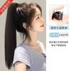 Peluca al por mayor de fábrica para mujer tipo clip de agarre red de pelo rojo liso moda cabello de simulación natural antiguo peluca de cola de caballo recta trenza