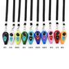 Clicker de Treinamento para Pets Novo Clicker Duas Cores Dois em Um + Apito Apito para Treinamento de Cães Clicker Duas Cores com Cordão