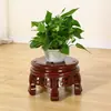 Soporte para Flores Imitación Madera Clásico Multicapa Potos Plástico Soporte para Macetas de Flores Chino Antiguo Sala de Estar Balcón Interior Colgante Orquídea Soporte para Flores