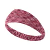 Diadema deportiva para el pelo con estampado exterior, pañuelo para la cabeza antiperspirante, diadema absorbente de sudor para fitness y yoga, diadema de borde ancho para mujer para correr, venta al por mayor