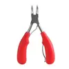 Tijeras para uñas, pinzas de pico de águila, herramienta especial para surcos de uñas, herramienta para cortar uñas de los pies, uso individual, hoja angulada de punta afilada, set de cuidado en casa