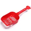 Pala grande para arena de gato con agujeros finos, mango largo integrado, pala para arena de bentonita para gatos, herramienta mágica para arena de tofu para gatos, pala para excrementos con agujeros pequeños