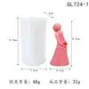 Vela Aromática Divertida para Casal Pequenos Enfeites Molde de Silicone DIY Artesanal Decoração Romântica Molde de Gesso