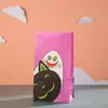 Sacos para Embalagem de Presente com Tema de Halloween, Sacos Planos, Sacos Dobráveis, Sacos de Papel Kraft, Sacos para Doces, Sacos para Alimentos, Abóbora Fantasma