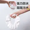 Set de 10 piezas Hishainuo fundas desechables para asiento de inodoro para viajes, baño, impermeables, a prueba de suciedad, fundas estériles para asiento de inodoro